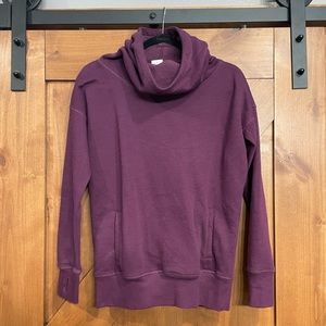 Zyia activewear cowl neck hoodie